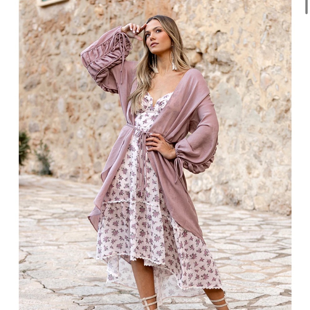 NWT Joyfolie Brandy Duster Light Orchid